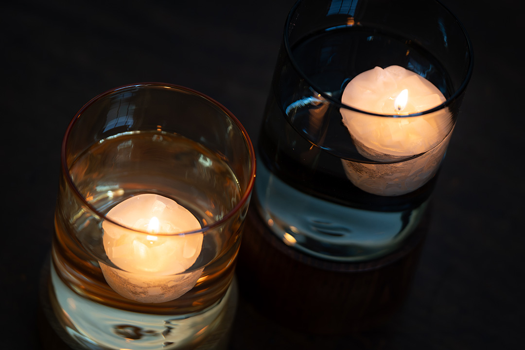 【北海道】ITAYA SPIRIT－ガラス＆ウッドフラワーベース（大サイズ）【0620-1】