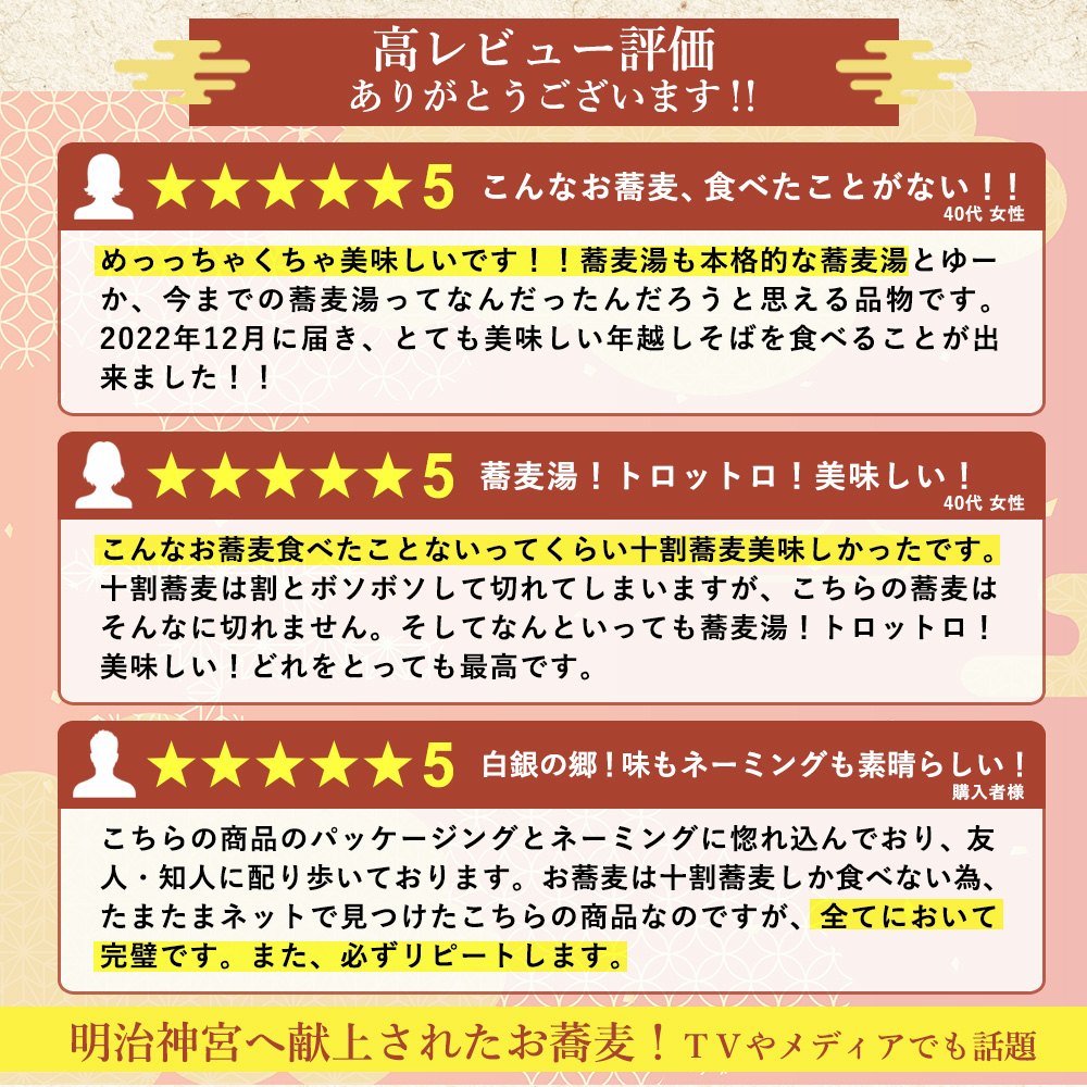 【2ヵ月に1回 計3回お届け】北海道幌加内そば「白銀の郷」 十割そば 200g×6束(12人前)