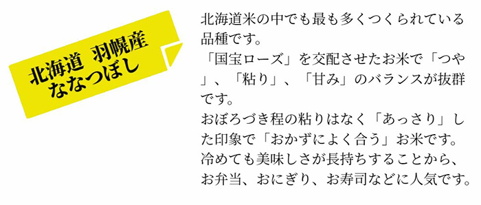 2024年産 北海道羽幌産 特別栽培米 ゆめぴりか ななつぼし 2kg 2キロ 計4kg 計4キロ 米 新米 美味しいお米 ほどよい粘り 冷めても美味しい 安心 安全 北海道米 ワンストップ オンライン申請 北海道 羽幌町 羽幌 ふるさと納税【0811701】