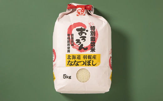 【令和5年産・お米】北海道羽幌産　特別栽培米ななつぼし5kg【08119】