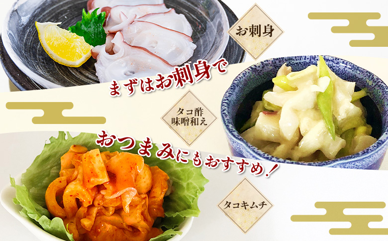 【訳あり】北海道羽幌産 刺身用たこ足小さめ （450～550g）【冷凍】【06114】