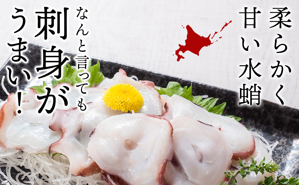  北海道天塩町 煮たこ 足 700ｇ前後＜天塩の國＞タコ 蛸 北海道産 海鮮 お刺身 冷凍 たこ足