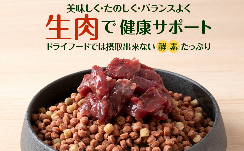 犬 おやつ 鹿肉 冷凍エゾシカ生肉 1kg （200g✕５パック）