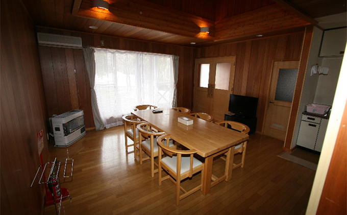 夏のコテージ1泊プラン（BBQハウス利用可）【 北海道 オホーツク 枝幸 宿泊 温泉 宿泊券 アウトドア 記念 旅行 】