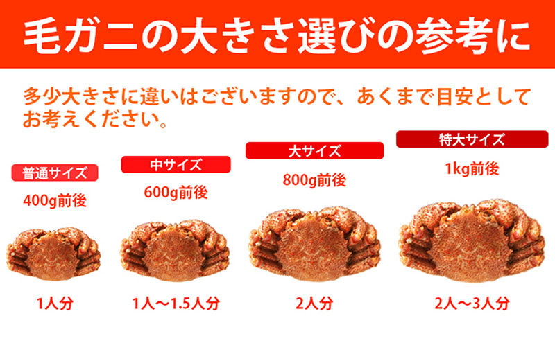オホーツク枝幸産 冷凍ボイル毛がに 1kg×1尾［三興水産］濃厚な蟹味噌【 カニ 蟹 毛ガニ 毛がに 毛蟹 かにみそ 蟹味噌 ボイル 茹で 冷凍 北海道 枝幸 特大 ギフト 】