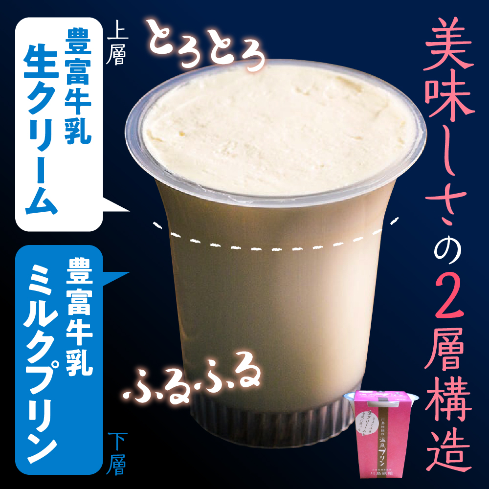 湯あがり温泉プリン 6種類 各120g×1個 計6個