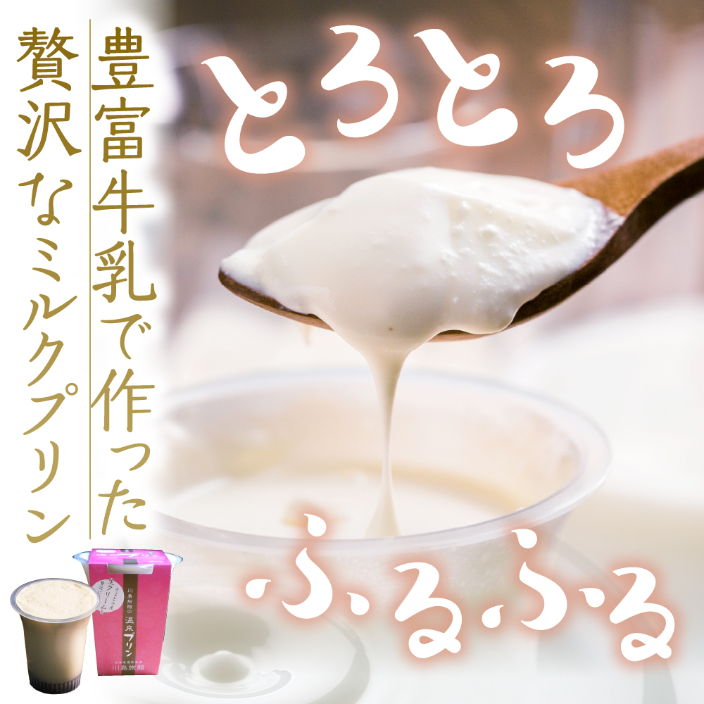 湯あがり温泉プリン 6種類 各120g×2個 計12個