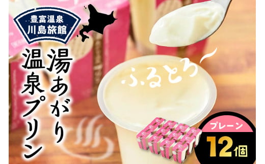 湯あがり温泉プリン プレーン 120g×12個