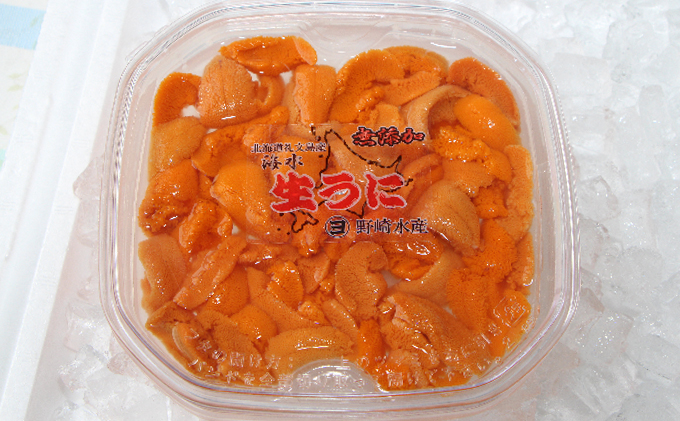 北海道 礼文島産 ミョウバン不使用 塩水ウニ エゾバフンウニ 100g×5パック［野崎水産］【 うに ウニ 雲丹 生うに 塩水うに バフンウニ 素材本来の味 海鮮 うに丼 濃厚 甘み 産地直送 】