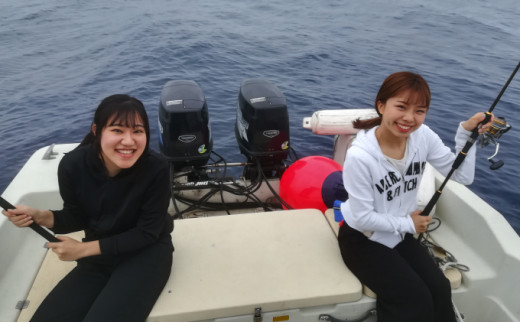 北海道利尻島 釣船一日貸切＋ゲストハウスいちななにーいち 素泊まり一泊付プラン｜宿泊 自然 体験 釣り 船 レンタル アクティビティ [1090006]