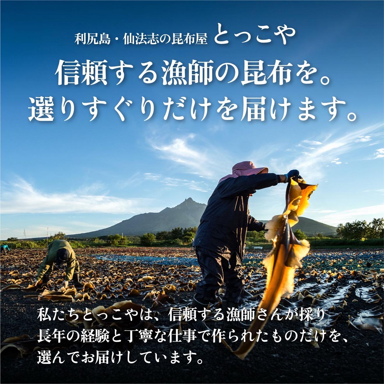 利尻産 特選カット利尻昆布(チャック付き)100g×10｜上品な出汁 カット済み 北海道 保存便利 本格出汁 [1080011]