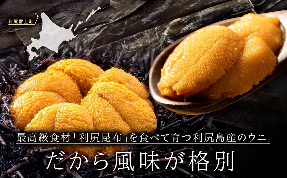 【2026年7月発送】キタムラサキウニ 200g (100g×2パック) ＜利尻漁業協同組合＞