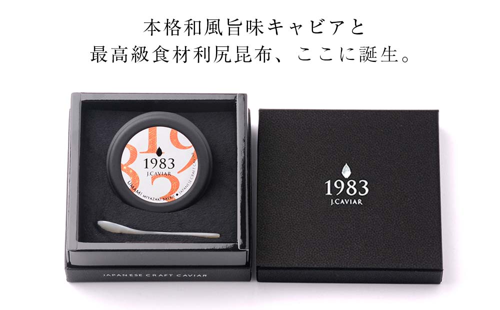 【和風キャビア】1983 JCAVIAR BAERII UMAMI 1個(20g）