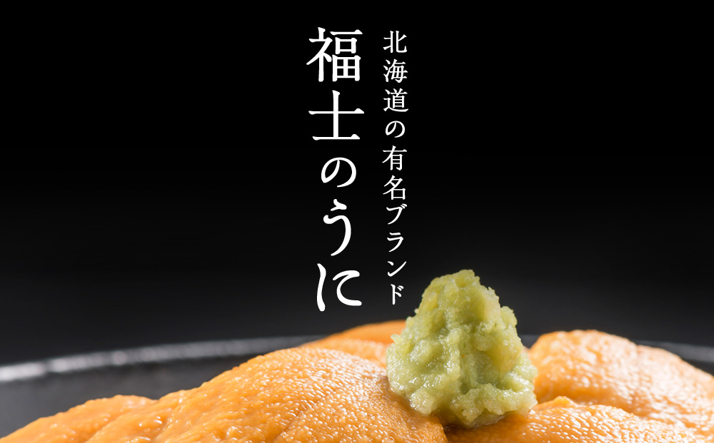 ★2026年8月発送★ 北海道 利尻島産 塩水生うに キタムラサキウニ 100g (100g×1パック)【福士水産】
