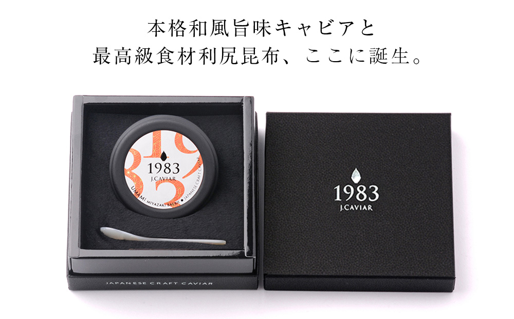 【和風キャビア】1983 JCAVIAR BAERII UMAMI 10個(20g×10）