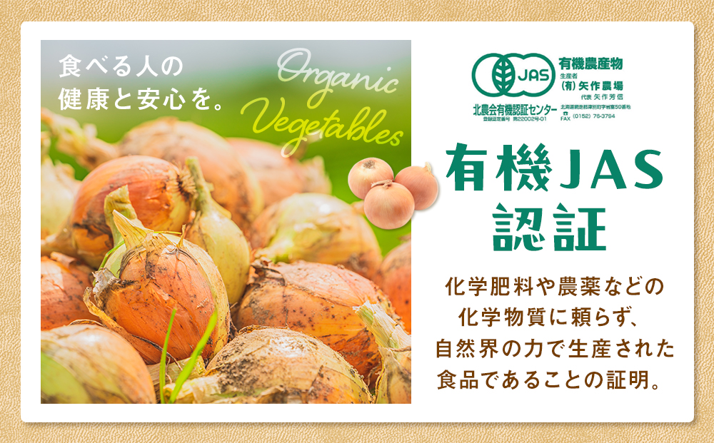 R8年産 有機農産物 玉ねぎ 20kg (有)矢作農場 | 玉ねぎ たまねぎ タマネギ 玉葱 大容量 オニオン 甘い 有機栽培 国産 産地直送 カレー ハンバーグ 煮込み 炒め物 北海道 津別町 送料無料 