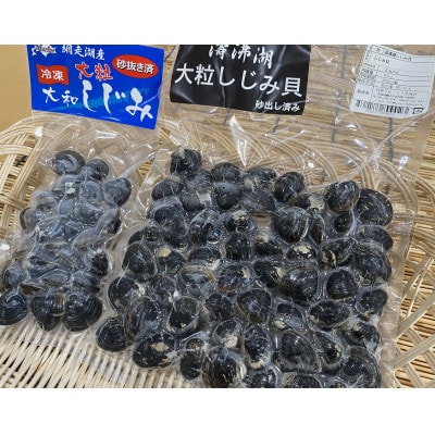 【北海道小清水町】トウフツ湖のしじみと網走湖のしじみ食べ比べセット【配送不可地域：離島】【1739462】