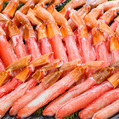 【小サイズ】料理に大活躍!生冷凍ズワイ蟹棒ポーション1kg(500g×2) 500gで25〜30本【配送不可地域：離島】【1732452】