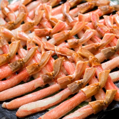 ずわい蟹味わい尽くしセット　小サイズのズワイポーション500g(25〜30本)とカニ味噌80g【配送不可地域：離島】【1749991】