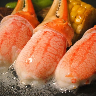 本ずわい蟹 贅沢三昧セット(ポーション・爪・爪下)1.5kg　カット済み　鍋・かにしゃぶにピッタリ!【配送不可地域：離島】【1750916】