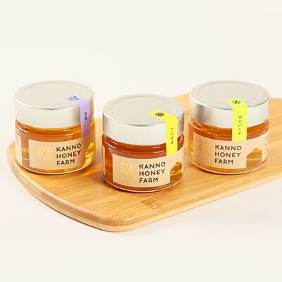 菅野養蜂場　北海道産はちみつ150g 3種セット　たんぽぽ・百花・菩提樹【配送不可地域：離島・沖縄県】【1229281】