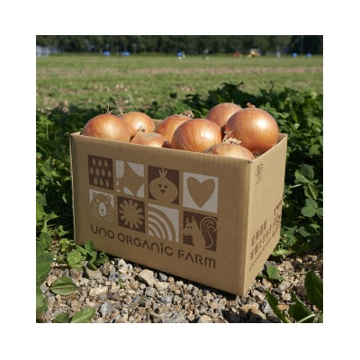 UNO ORGANIC FARM　北海道訓子府産　オーガニック玉ねぎ　3kg　【有機JAS認証】【配送不可地域：離島・沖縄県】【1455333】