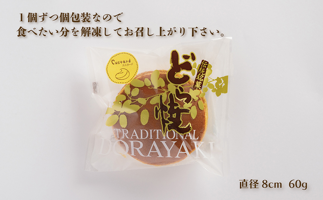 カスタードクリームどら焼き4個入り SRMJ133