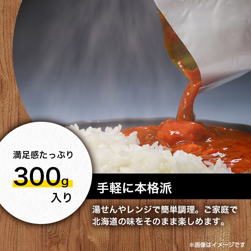 北海道発チーズインハンバーグカレー 300g 6個セットen01-00235