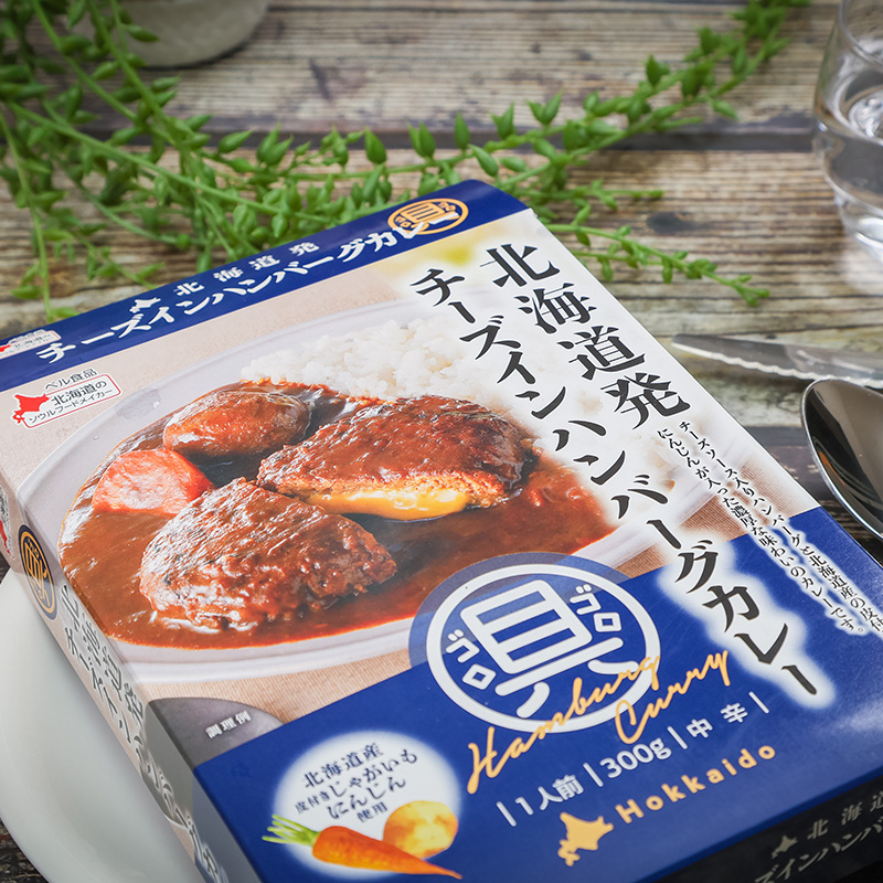 北海道発チーズインハンバーグカレー 300g 10個セットen01-00236