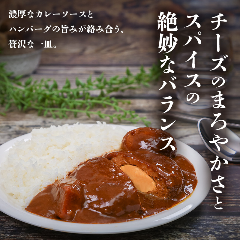 北海道発チーズインハンバーグカレー 300g 6個セットen01-00235