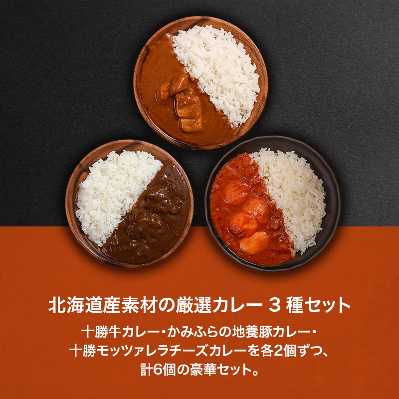 北海道厳選カレー3種6個セットen01-00251