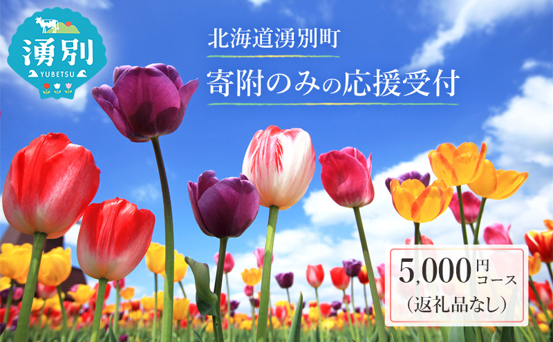 北海道湧別町 寄附のみの応援受付 5,000円コース（返礼品なし 寄附のみ 5000円）