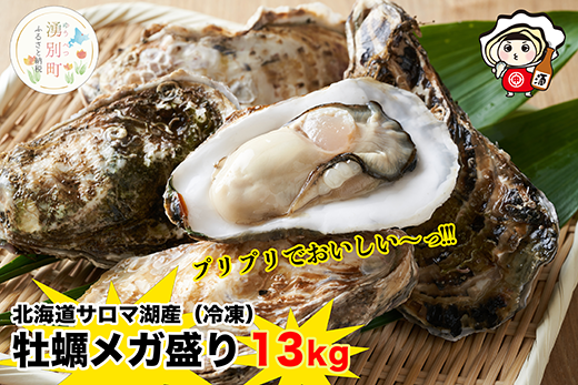 【国内消費拡大求む】≪先行予約2024年11月から発送≫ 北海道 サロマ湖産 冷凍 殻付き牡蠣 13kg  (2年物) 加熱用