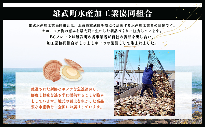 北海道雄武町産　ほたて貝柱(冷凍)　Bフレーク 1kg[訳あり品] ｜ ほたて 帆立 ホタテ ホタテ貝柱 貝柱 刺身 Bフレーク 1kg 訳あり 訳ありホタテ 訳あり品 冷凍 ふるさと納税 北海道 雄武町 雄武【1235602】