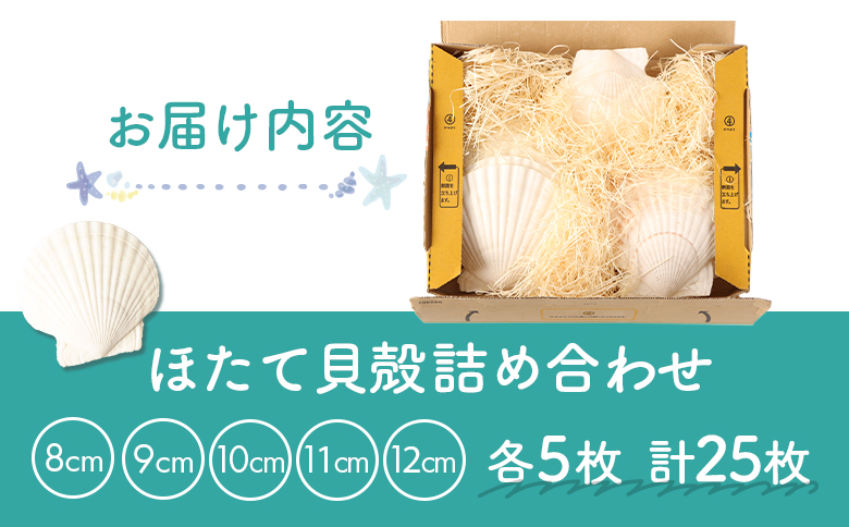 ほたて貝殻詰め合わせ |  ほたての貝殻 ホタテ貝殻 貝殻 詰め合わせ 装飾 お皿 インテリア 盛り付け クラフト アクセサリー ハンドメイド 工作 材料 お取り寄せ 北海道 雄武町 雄武【13001】