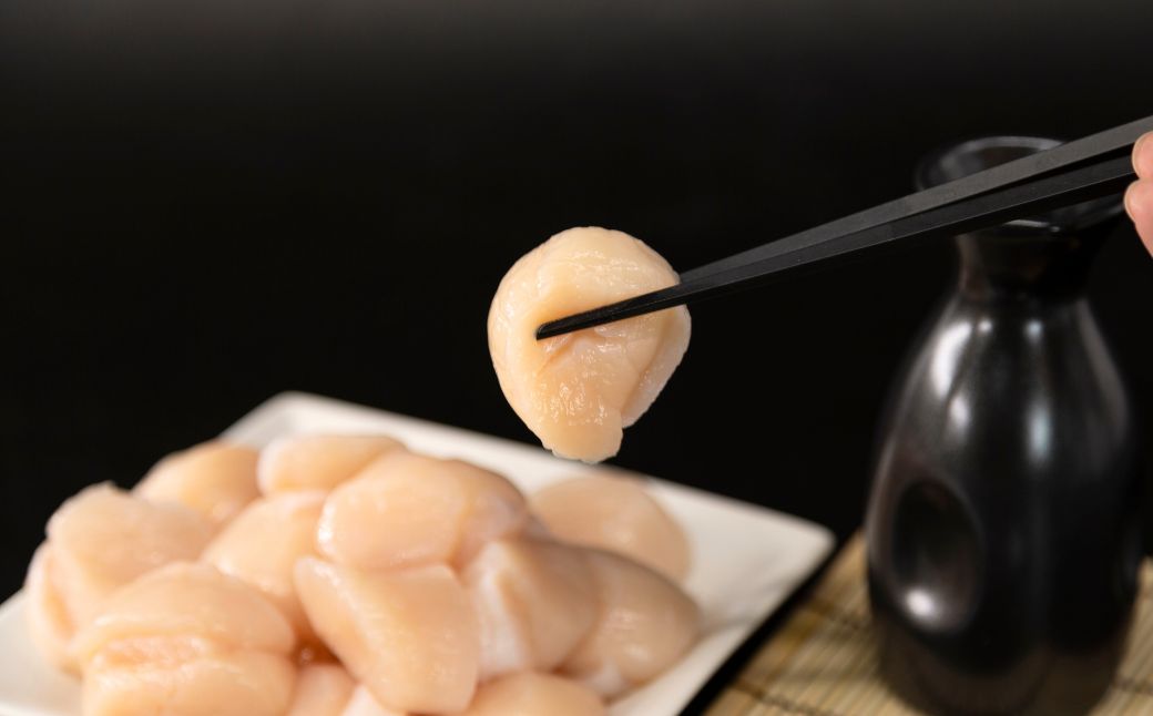 【禁輸に負けない】ホタテ 北海道 豊浦 噴火湾 礼文華 約500g 帆立 貝柱 2年貝 