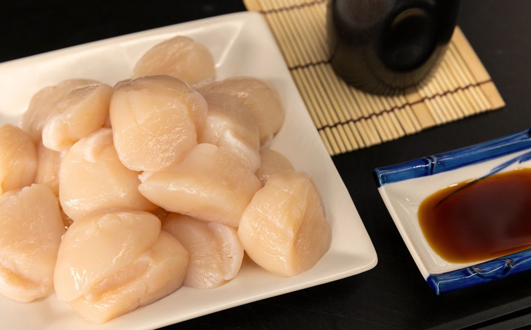 【禁輸に負けない】ホタテ 北海道 豊浦 噴火湾 礼文華 約500g 帆立 貝柱 2年貝 