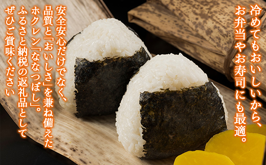 【5ヶ月定期配送】（無洗米4kg）ホクレン喜ななつぼし（2kg×2袋） TYUA135