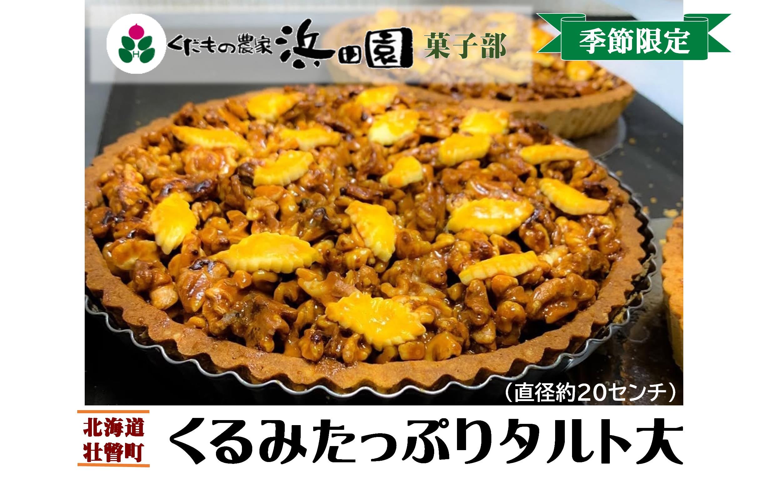 ＜2025年12月10日頃よりお届け＞くるみたっぷりタルト大(直径約20cm)