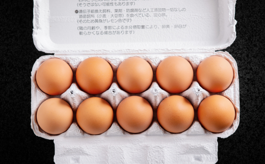 平飼い有精卵『たつかの恵み』40個×3ヶ月連続お届け SBTT002