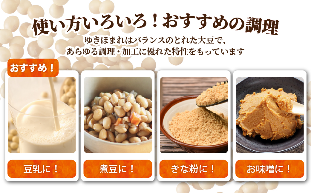 北海道壮瞥町産大豆 ゆきほまれ 約1kg SBTQ006