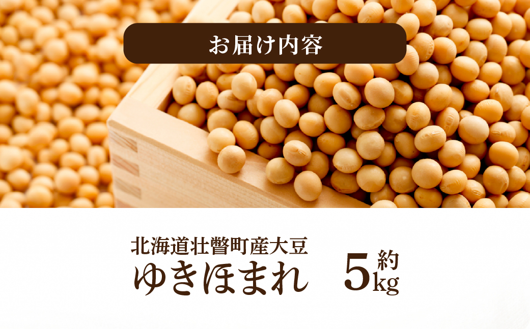 北海道壮瞥町産大豆 ゆきほまれ 約5kg SBTQ010