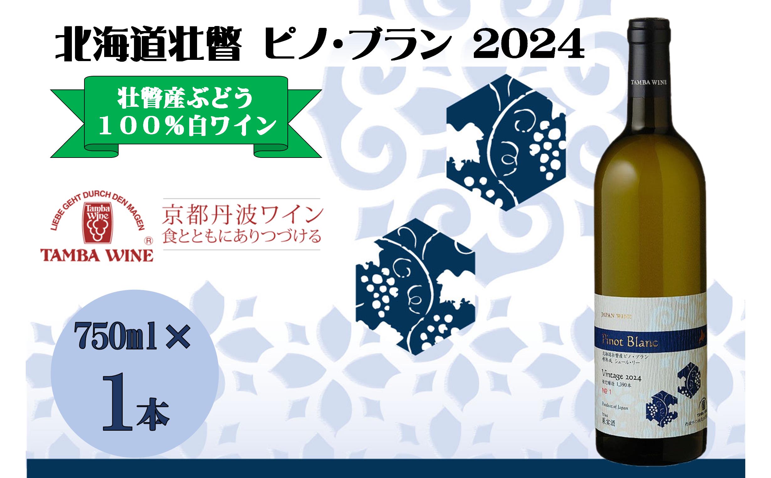 北海道壮瞥産 ピノ・ブラン2024(辛口白ワイン) 750ml SBTA084