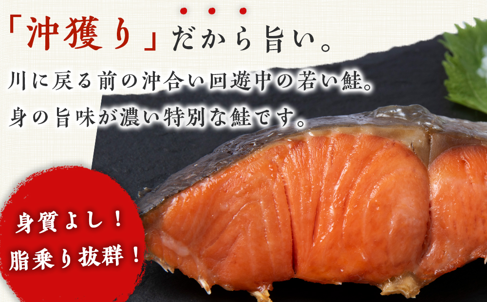 【定期便3カ月】 沖捕り紅鮭切身 3切×6パック 北海道 鮭 魚 さけ 海鮮 サケ 切り身 甘塩 おかず お弁当 冷凍 ギフト