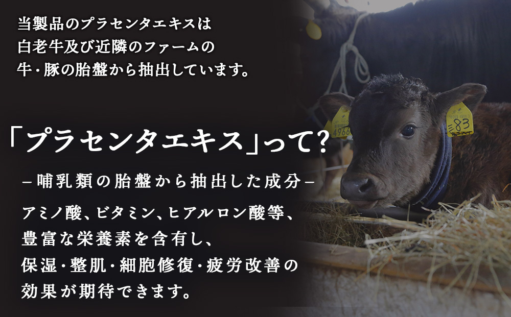 北海道白老産 生プラセンタ美容液＆北海道産 サプリメント 〜アヨロのピリカ・アンケシ〜 