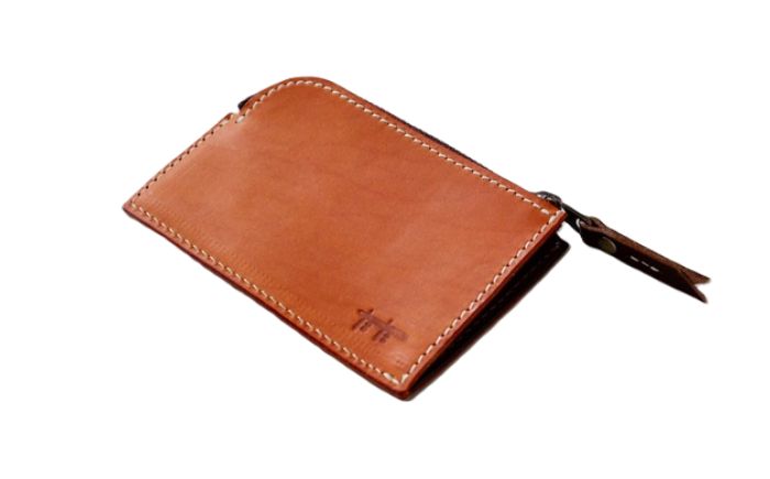 tanikoオリジナル 小銭入れ（黒）《厚真町》【Taniko leather】 [AXAP025]