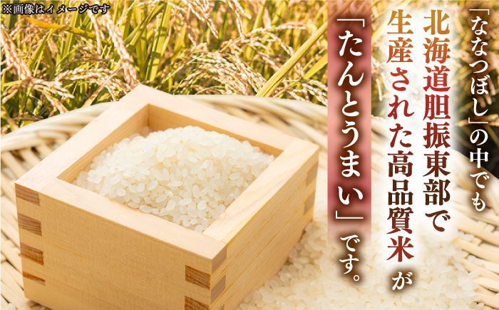 【全12回定期便】【令和7年産】ななつぼし [たんとう米] 5kg《厚真町》【とまこまい広域農業協同組合】   米 定期便 1年 12ヵ月 お米 白米 ご飯 ななつぼし 北海道 [AXAB020]