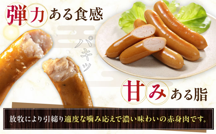 【全2回定期便】【結着剤・発色剤・保存料不使用】 放牧豚 ソーセージ5種セット《厚真町》【ファーマーズファクトリー株式会社】 ソーセージ ウインナー チョリソー 粗挽き 冷凍配送 セット 詰め合わせ 北海道[AXBA030]