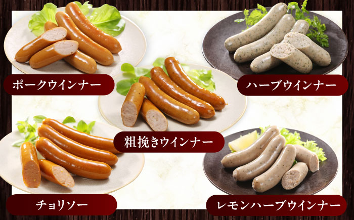 【全3回定期便】【結着剤・発色剤・保存料不使用】 放牧豚 ソーセージ11種 ボリュームセット《厚真町》【ファーマーズファクトリー株式会社】 ソーセージ ウインナー チョリソー 粗挽き 無塩せき 冷凍配送 セット 詰め合わせ 北海道[AXBA027]