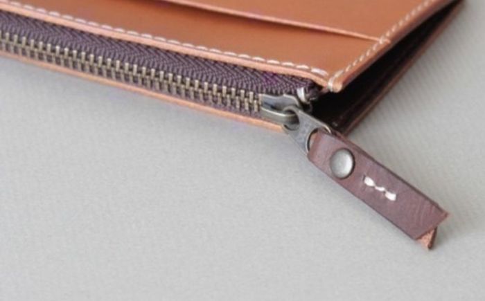 tanikoオリジナル 小銭入れ（キャメル）《厚真町》【Taniko leather】 [AXAP021]
